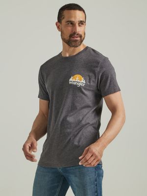 Dark gray best sale graphic tee