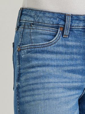 Arriba 84+ imagen wrangler high rise trouser jeans