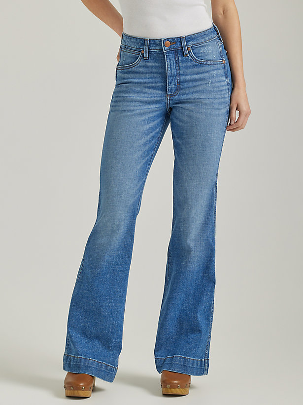 Women's Wrangler Retro® Premium High Rise Trouser Jean in Emily