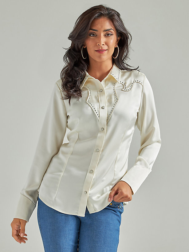 Women's Wrangler Retro® Satin Western Shirt