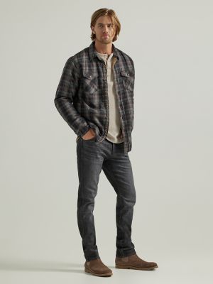 Men's Tapered Regular Fit Jean in Grey Wash