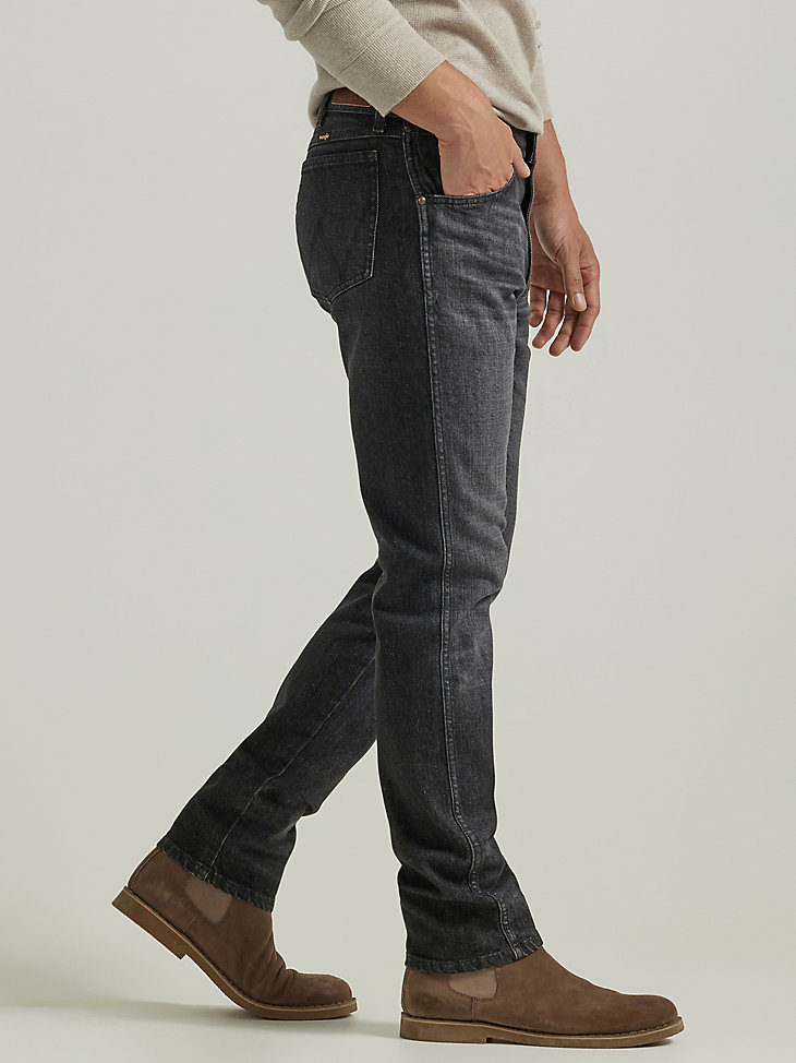 Men's Tapered Regular Fit Jean in Grey Wash alternative view 5