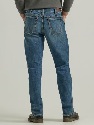 Men's Wrangler® Slim Straight Jean in Medium Tint alternative view