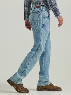 Men's Wrangler® Slim Straight Jean in Acid Wash alternative view 3