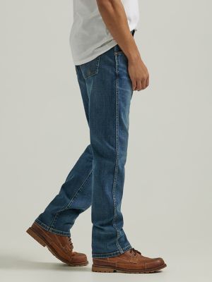 Men's Wrangler® Slim Straight Jean in Mid Wash
