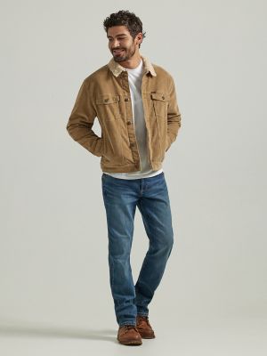 Men's Wrangler® Slim Straight Jean in Mid Wash