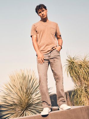 Men's Larston Slim Tapered Jean in Washed Grey