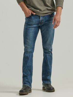 Men's Classic Bootcut Jean in Dark Mid Shade