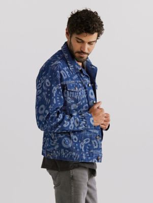 Bandana Print Clothing Men, Men's Casual Jacket