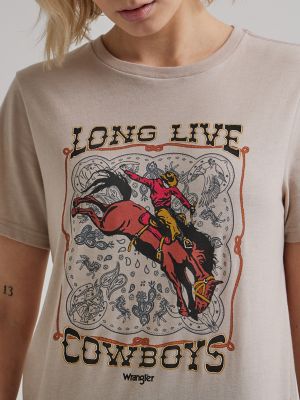 Women's Long Live Cowboys Graphic Tee