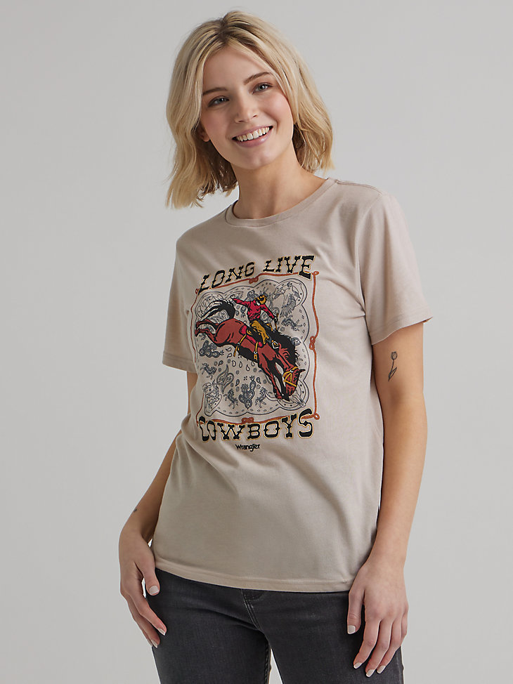 Women's Long Live Cowboys Graphic Tee