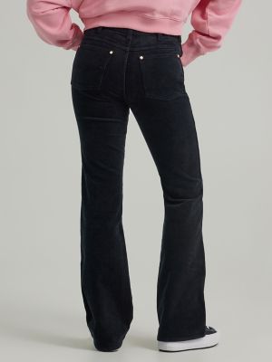 Black Corduroy Flare Pants