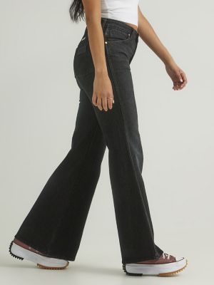 Women's Sunset Mid Rise Straight Jean in Mid Stone