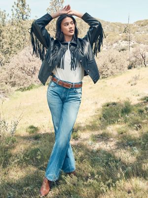 RIDE-EM SILVER FRINGE WESTERN JACKET