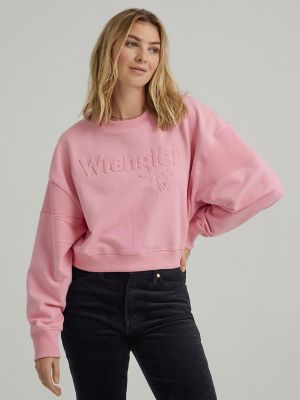 Women's Puffy Logo Crew Sweatshirt | Women's TOPS | Wrangler®