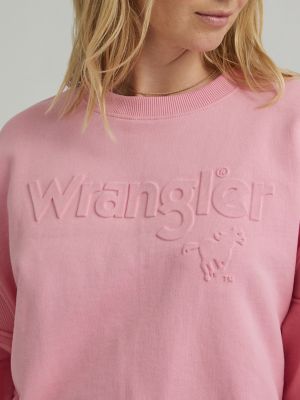 Women's Puffy Logo Crew Sweatshirt