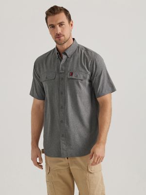 Wrangler® RIGGS Workwear® Short Sleeve 1 Pocket Performance T-Shirt in Khaki