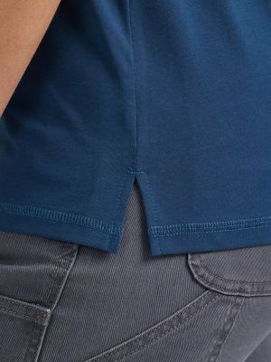 Women's Wrangler&reg; RIGGS Workwear&reg; Performance Knit Polo in Moonlit Ocean