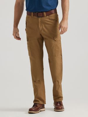 ATG by Wrangler Men's Canvas Cargo Pant, Fallen Rock, 40W x 34L at   Men's Clothing store