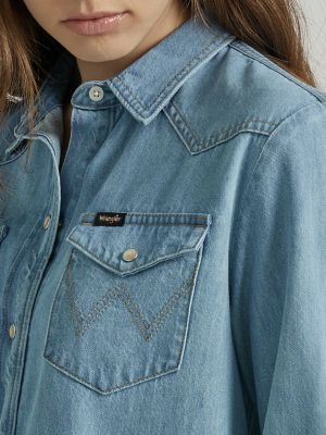 Women's Boyfriend Denim Shirt