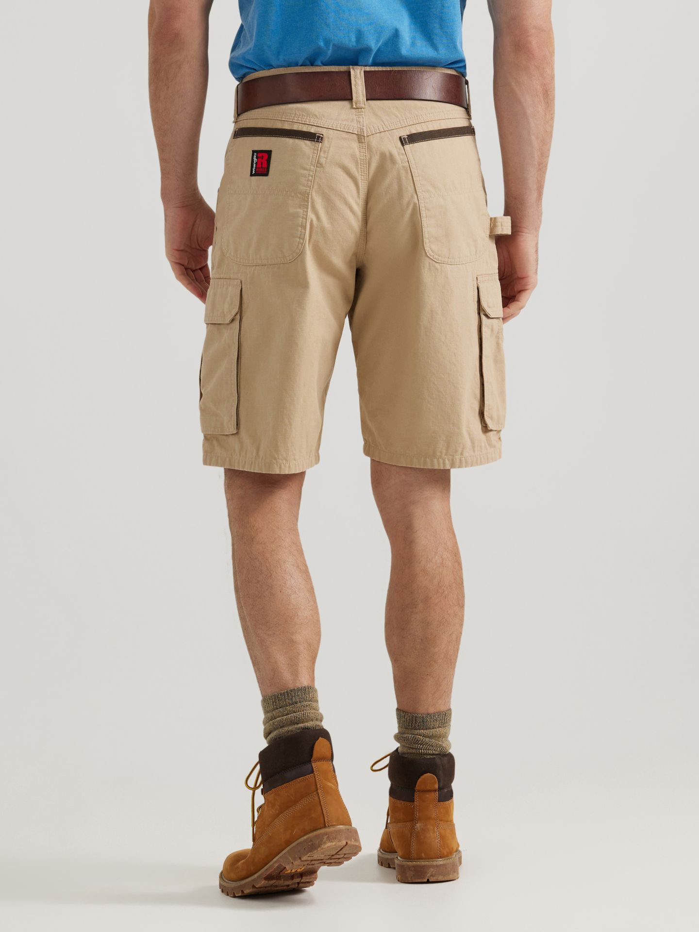 Мужские шорты Wrangler Riggs Workwear® Ripstop Ranger Cargo Short, цвет: Cornstalk — фото 3