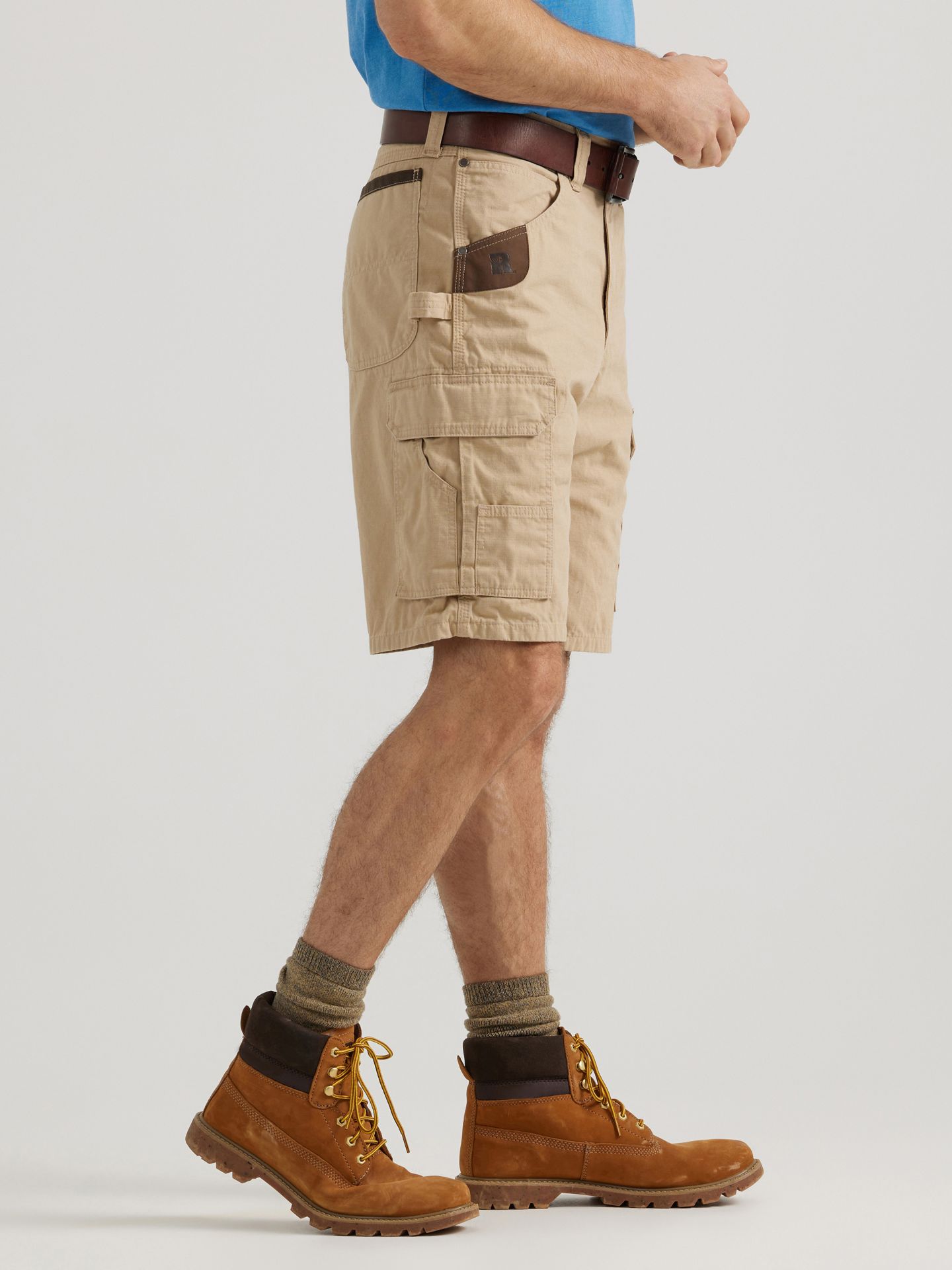 Мужские шорты Wrangler Riggs Workwear® Ripstop Ranger Cargo Short, цвет: Cornstalk — фото 4
