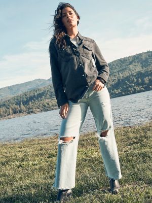 Women's High Rise Rodeo Straight Crop