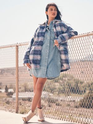 Plaid western jacket sale