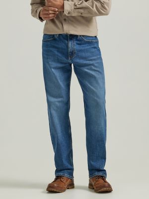 Men's Relaxed Fit Flex Jean in Mid Denim