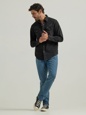 Men's Relaxed Bootcut Jean in Medium Wash alternative view 5