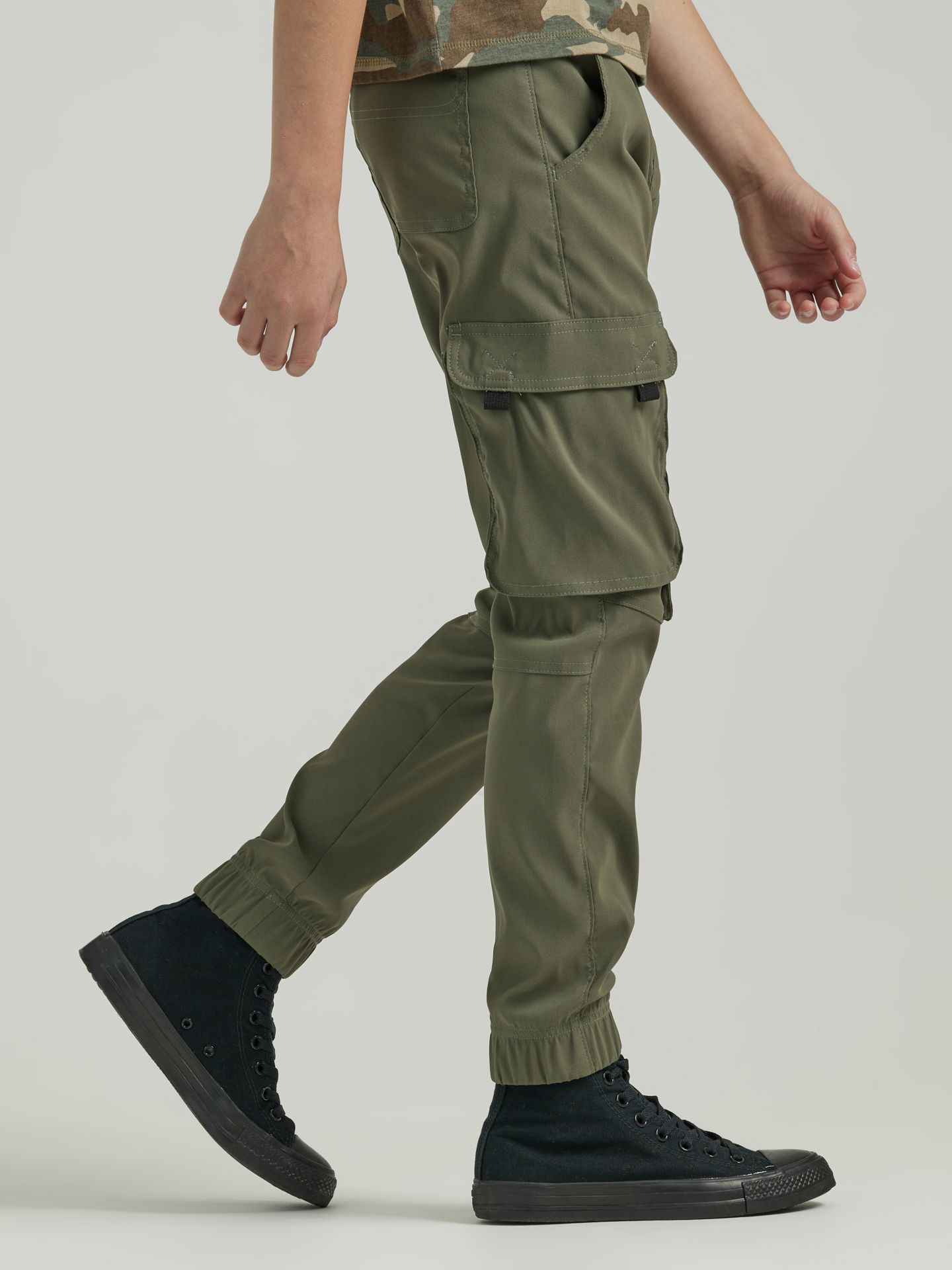 Детские джоггеры Wrangler ATG Tactical, цвет: Зелёный — фото 4