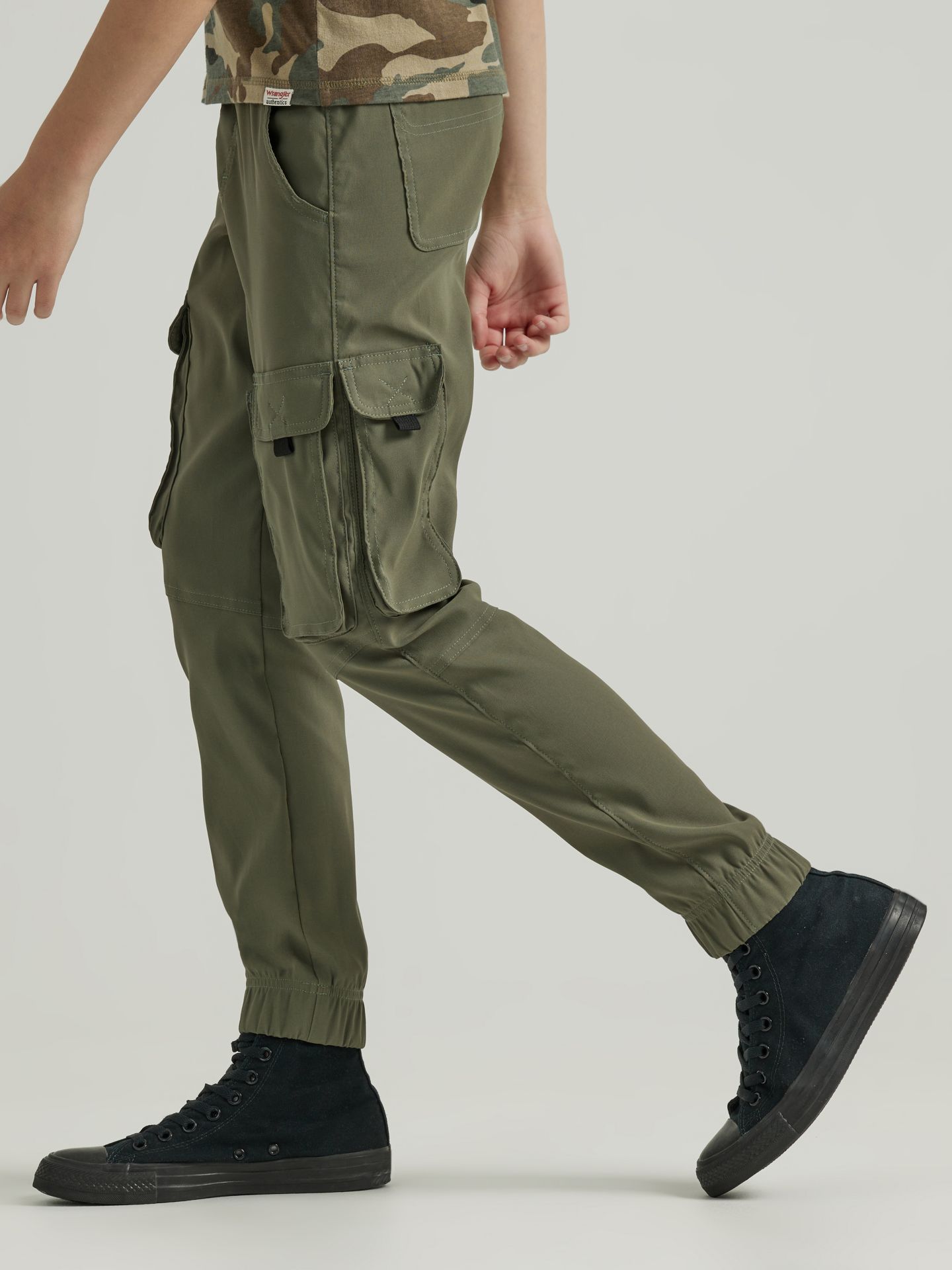 Детские джоггеры Wrangler ATG Tactical, цвет: Зелёный — фото 5