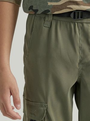 Wrangler ATG&trade; Boy's Tactical Jogger in Beetle Green