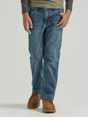 Boy's Wrangler® Five Star Classic Stretch Bootcut Jean (4-7) in Wasteland