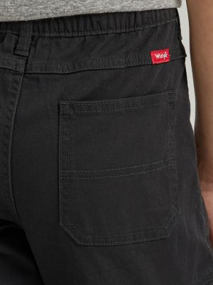Boy's Wrangler&reg; Free To Stretch Gamer Cargo Pant (4-7) in George Black