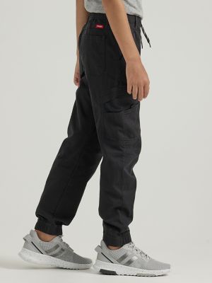 Boy's Wrangler&reg; Free To Stretch Gamer Cargo Pant (4-7) in George Black