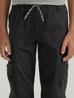 Boy's Wrangler&reg; Free To Stretch Gamer Cargo Pant (4-7) in George Black