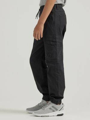 Boy's Wrangler&reg; Free To Stretch Gamer Cargo Pant (4-7) in George Black