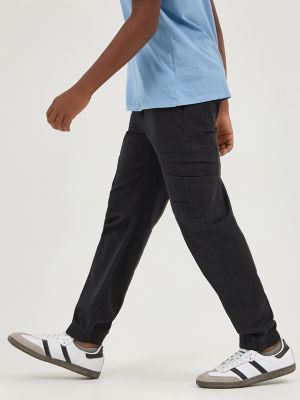 Boy's Wrangler® Free To Stretch Gamer Cargo Pant (8-16) in George Black
