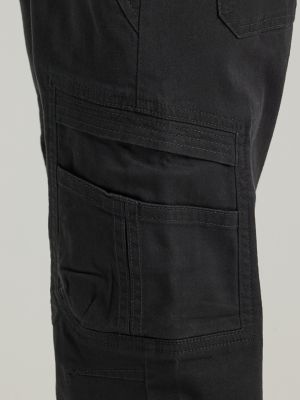 Boy's Wrangler&reg; Free To Stretch Gamer Cargo Pant (Husky) in George Black