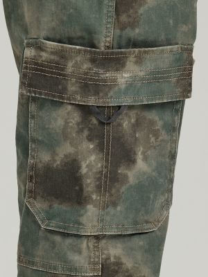 Boy's Loose Fit Cargo Jogger (8-16) in Blurred Camo Forest alternative view 8