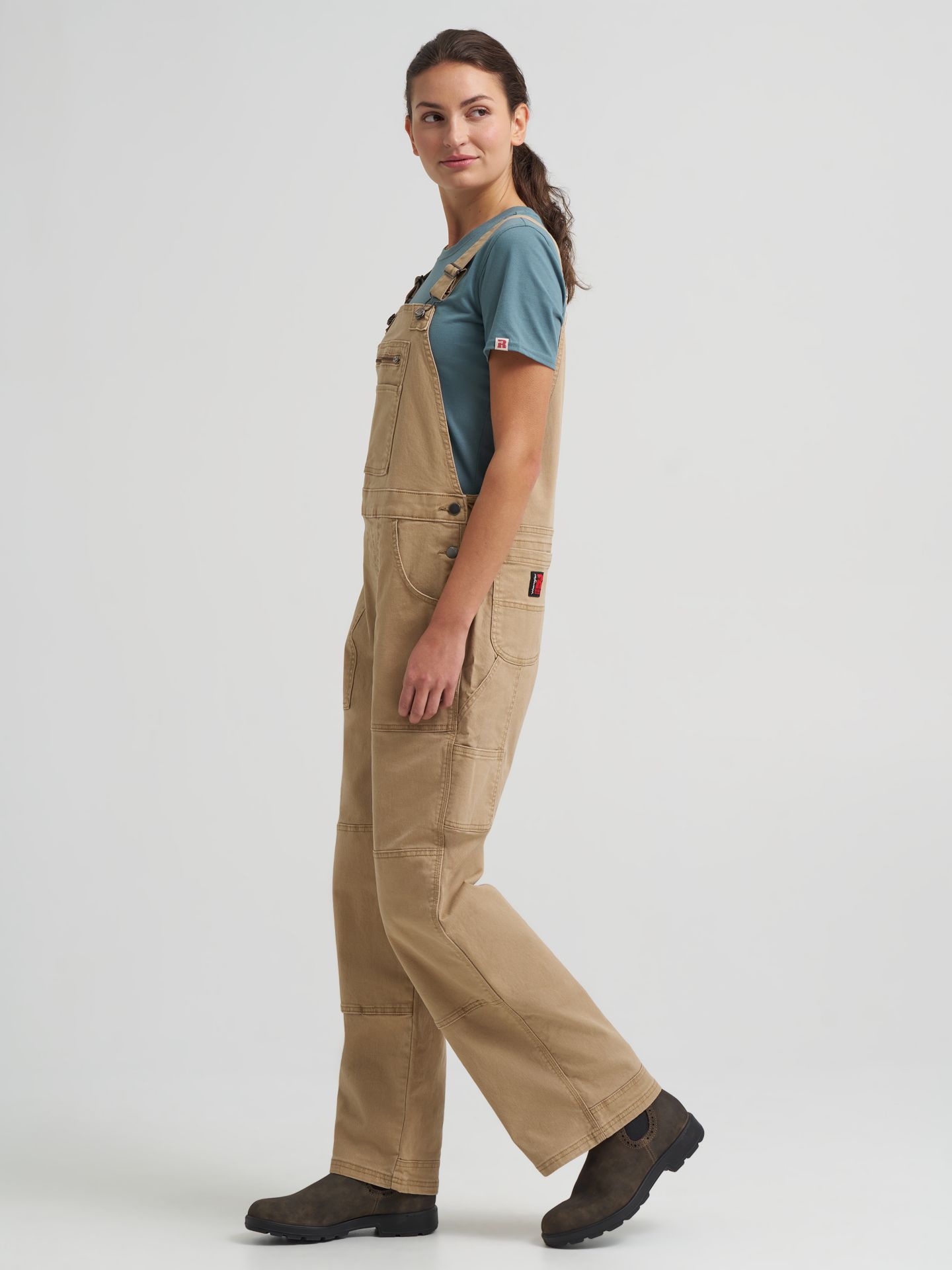 Женский комбинезон Wrangler Riggs Workwear® Relaxed Work Overall, цвет: Tigers Eye — фото 4