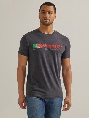 Wrangler Mexico Flag Logo T Shirt