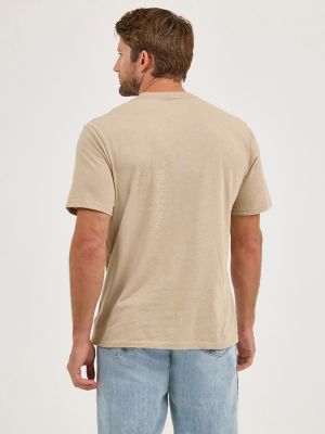 Men's Wrangler&reg; Rope Logo T-Shirt in Trenchcoat alternative view 3
