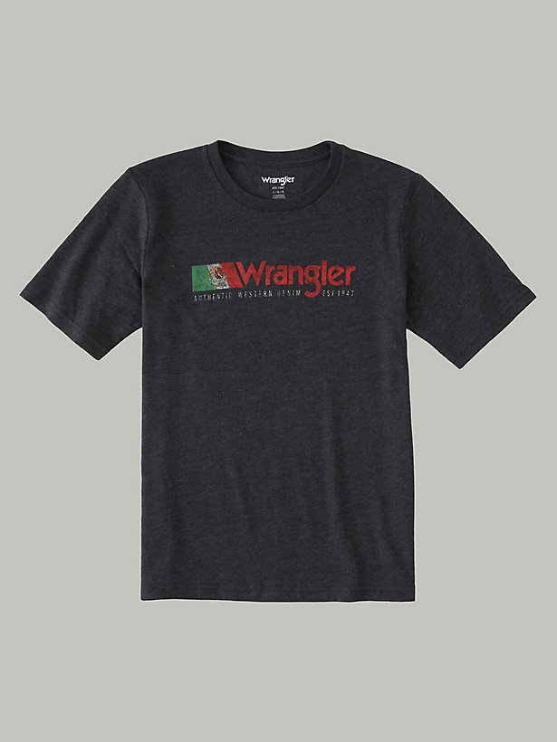 Boy's Wrangler Mexico Flag Logo T-Shirt