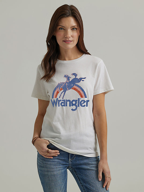 Women's Wrangler Nostalgia Logo Regular Fit Tee