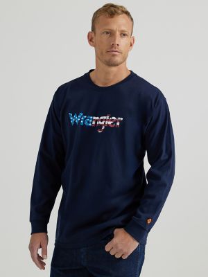 Wrangler FR Flame Resistant Long Sleeve Graphic T Shirt