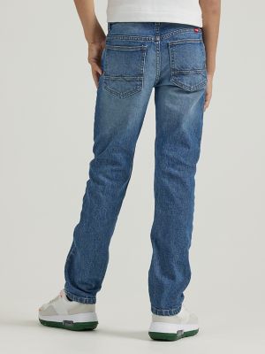 DENIM JEANS LUCKY BRAND Straight Jeans Vintage Blue Denim Pants W:31  Insem:35