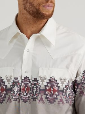 White 2024 printed shirt