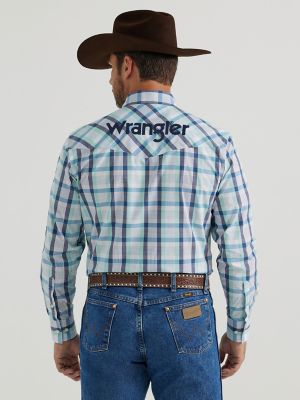 Wrangler Logo Pearl Snap Shirts